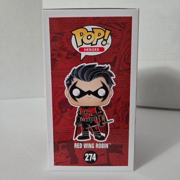 Funko Pop! - DC Super Heroes - Red Wing Robin #274 (Hot Topic Exclusive) - Picture 4 of 6